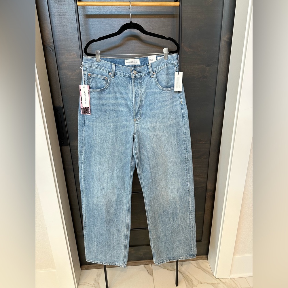 Denim Forum Blue Relaxed Jeans Vintage-Inspired